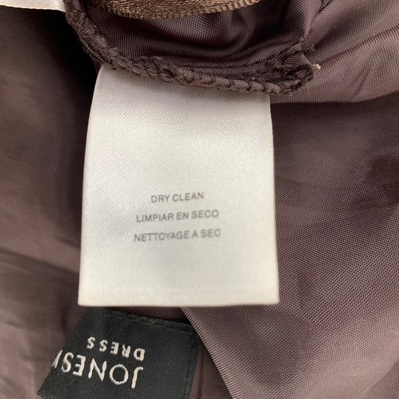 Boho Brown Abstract Maxi Dress Lined Sleeveless Crinkle Fit & Flare Plus Size 16 - Picture 11 of 14